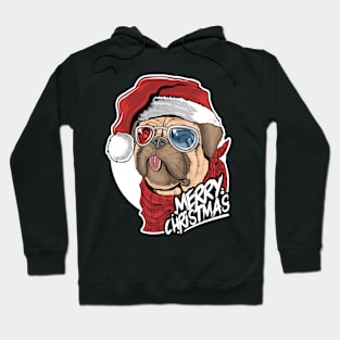 Merry Puggin Christmas Hoodie